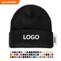 New Fashion Men's Women's Autumn Winter Camouflage Letter Jacquard Knitted Reversible Versatile Warm Designer Acrylic Hat