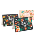 Rustic Flower Printing  Fancy Thank You Cards Wholesale Price Greetings Card Printing in Bulk