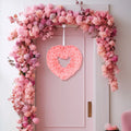 New Valentine's Day Love Wreath Door Hanging Heart Shaped Wreath Wedding Proposal Party Scene Decoration Decoration