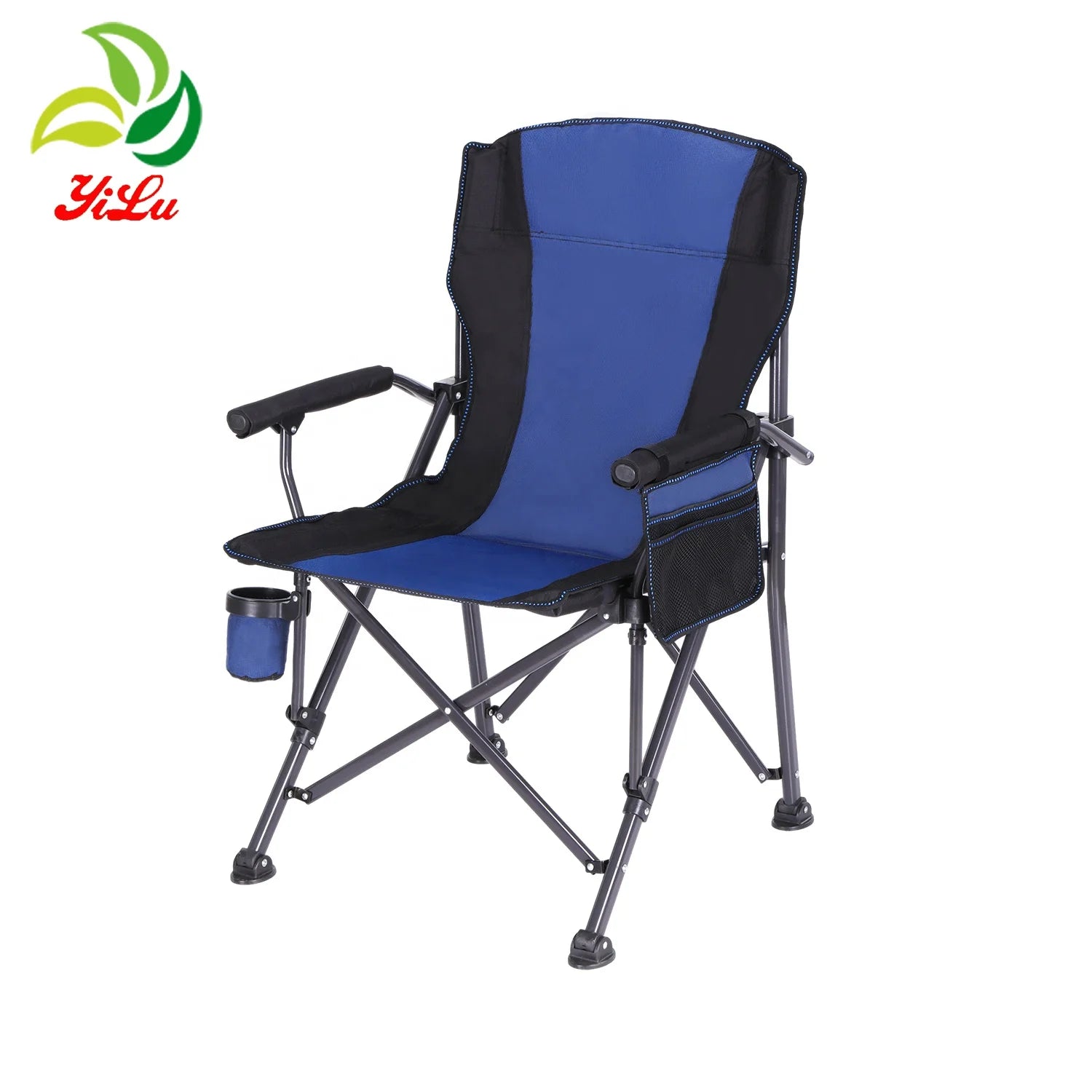 YILU Oversized Outdoor Heavy Duty Camping Chairs Portable Folding Lawn Chair for Adults Fishing Park Leisure Activities