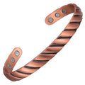 8mm BioMagnetic Jewelry Cuff for Bracelet for Men and Women Fashion Copper Bangles with Bio Energy Magnetic for Bracelet MegaBDM