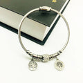 ZF Hollow Life Tree Stainless Steel Bracelet Classic Magnetic Suction Bracelet Fashion Jewelry Bracelets
