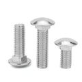 Stainless Steel 304 316 Plow Bolts Short square Neck coach Carriage Bolts DIN603