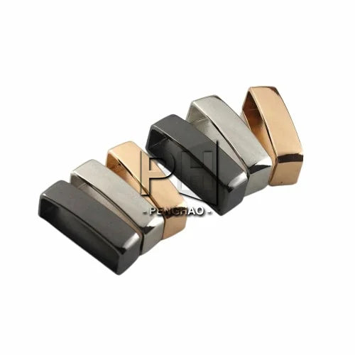 Metal Belt Keeper D Shape Belt Strap Loop Ring Buckle Parts for Leather Craft Bag Strap Belt 40mm