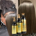 OEM Professional Formaldehyde Free Salon Grade Gold Keratin Anti-Dandruff Nourishing Fluffy 2-IN-1 Formula Brazilian Hair