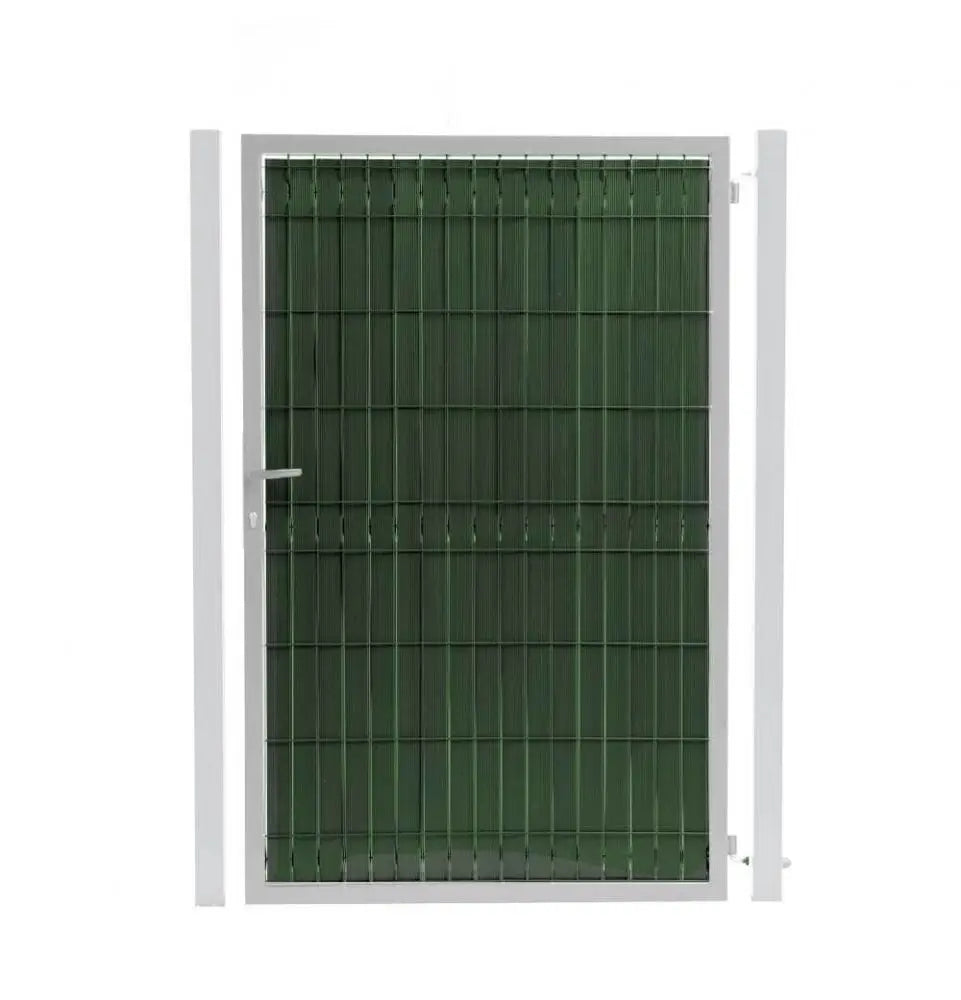 200*104cm Wire Mesh Door Isolation Simple Folding Door Courtyard Guardrail Push-pull with PVC Strip