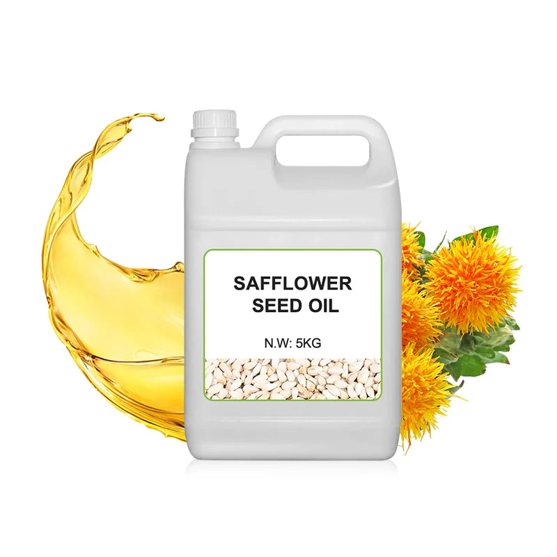 Factory 100% Organic Pure Safflower Seed Oil Bulk Natural Safflower Essential Oil for Skin Hair Body Massage