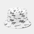 New York Fashion Custom Brand All Over Print Embroidered Thug Life Cotton Bucket Chapeau Bob Fisherman Hat for Men and Women