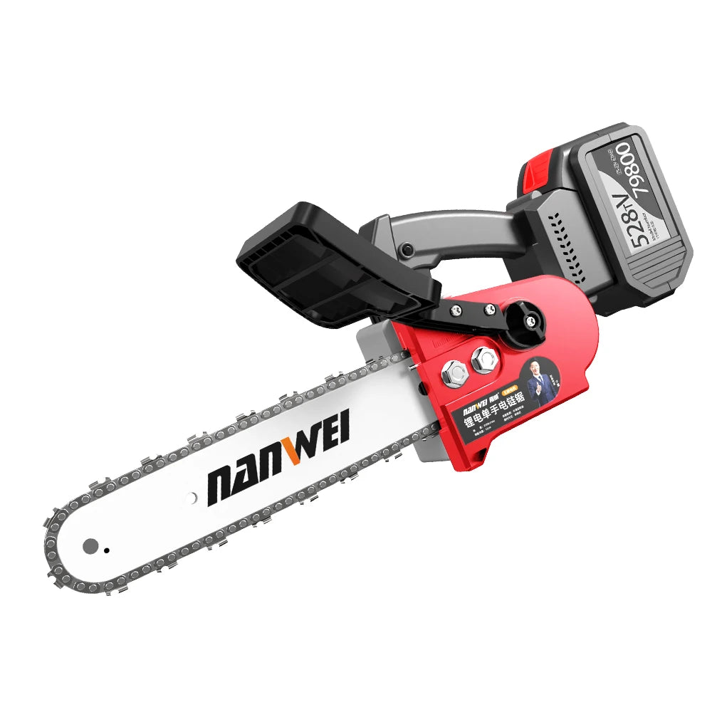 10 Inch Brushless Cordless Chainsaw Electric Saw Bracket Woodworking Cutter Machine Garden Pruning Tools for Makita 18V Battery
