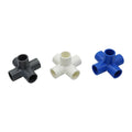 20mm 5 Way Joint Garden Irrigation PVC Pipe Fittings Water Pipe Connector