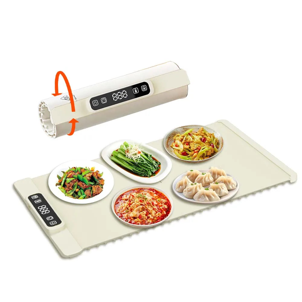 Hot Household Electric Food Warming Trays Electric Silicone Surface Heating Food Warmer Table Mats for Table Use