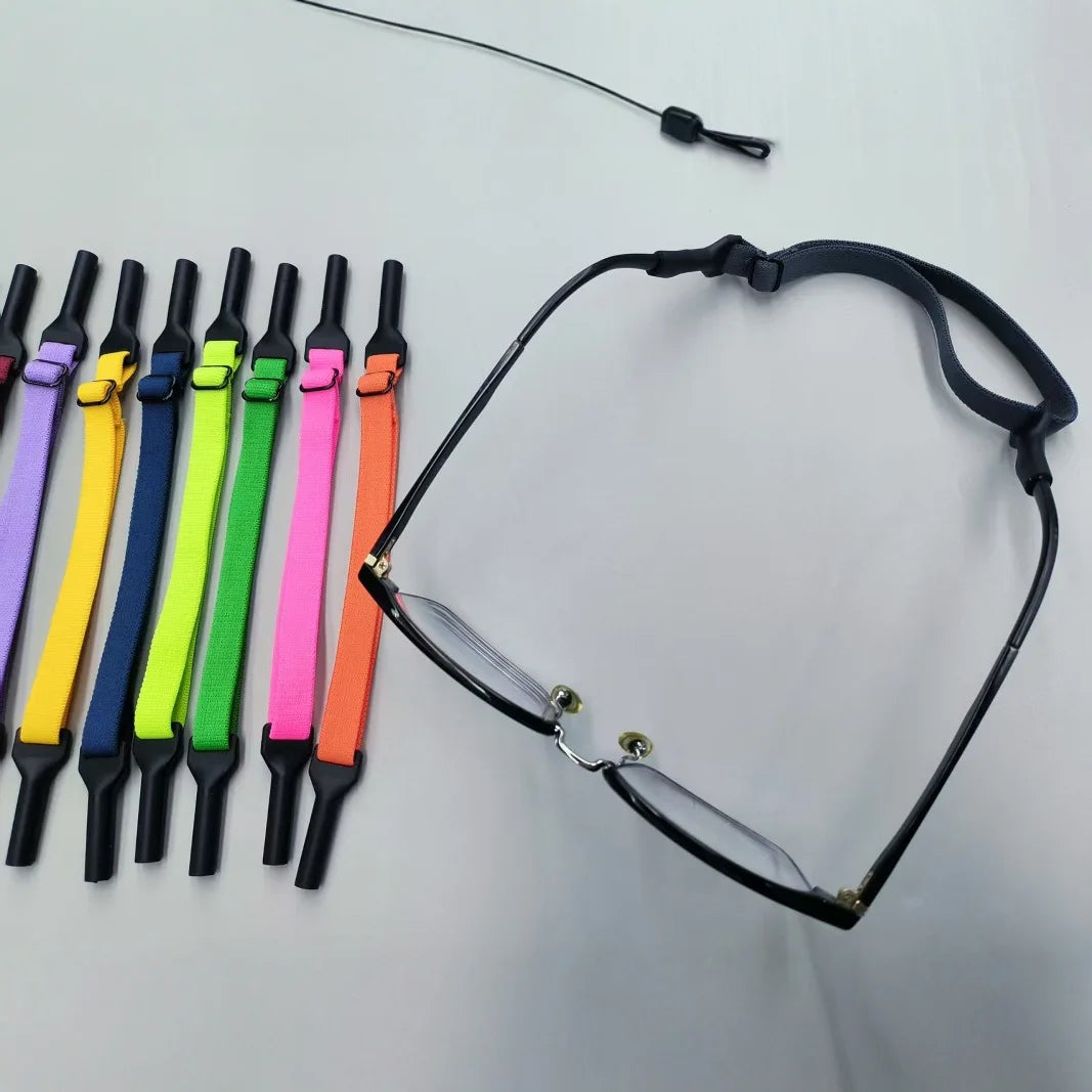 Adjustable Metal Heart Pattern Anti-Slip Eyeglass & Sunglass Cord 21CM Enhanced Stability S&H Brand SH-WS001