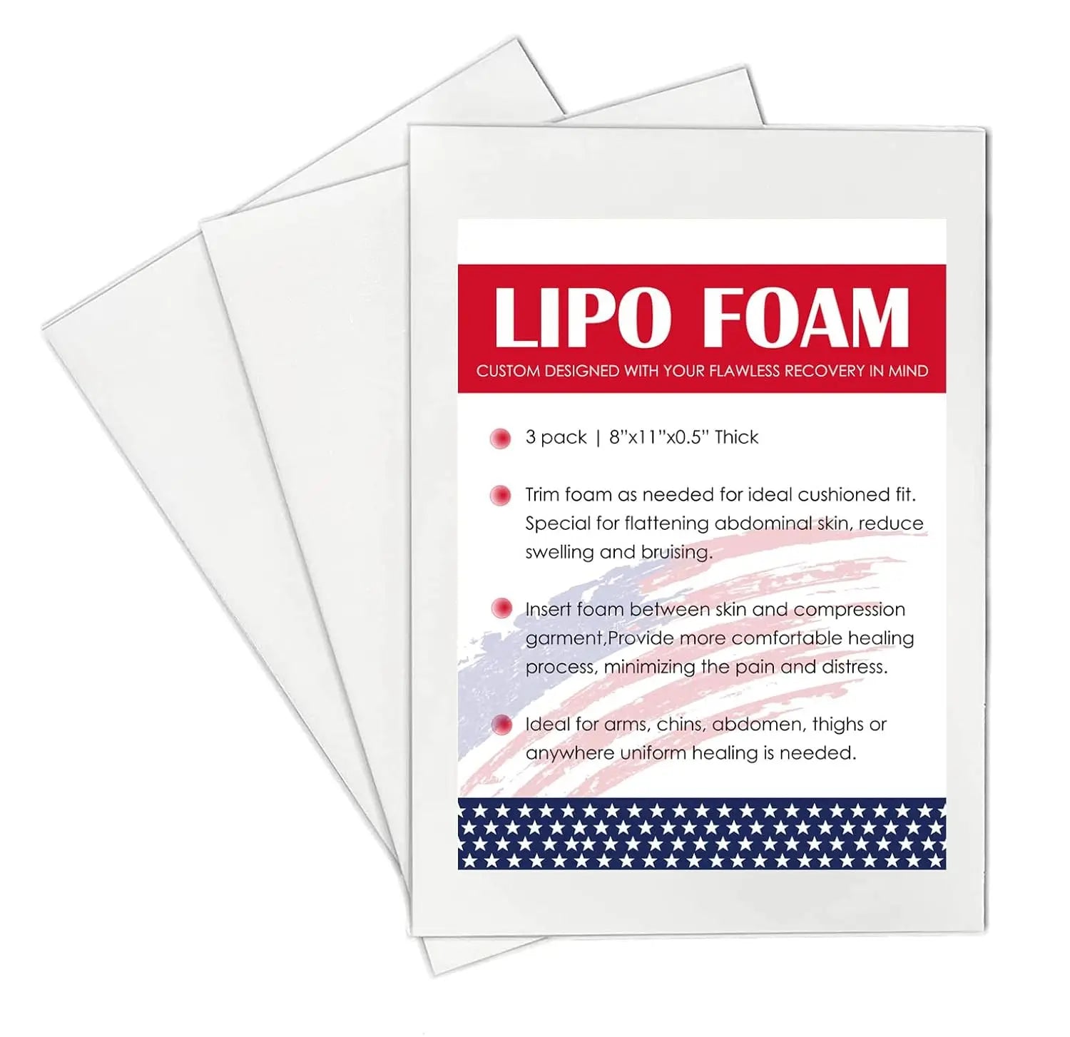 Woxin Lipo Foam Board for Lumbar Pillows Seat Cushions Liposuction Waist Support Foam Board for Ab Board Compression Suit