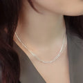 REETI 925 Sterling Silver Multilayer Chain Necklace for Women Fashion Jewelry 2021