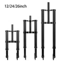 12inch 20inch 26inch Air Suspension Fork 135mm Quick Release Ebike Electric ATV Inverted Fat Bike Fork for Fiido Q1