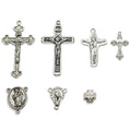 Assorted Design Zinc Alloy Cross Pendant Charms Metallic Christmas DIY Craft Earring Necklaces Jewelry Finding Accessories Supp