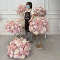 Hot Selling Decorative Table Garland Wedding Centerpiece Arrangement Decoration Ball Artificial Flower Centerpieces