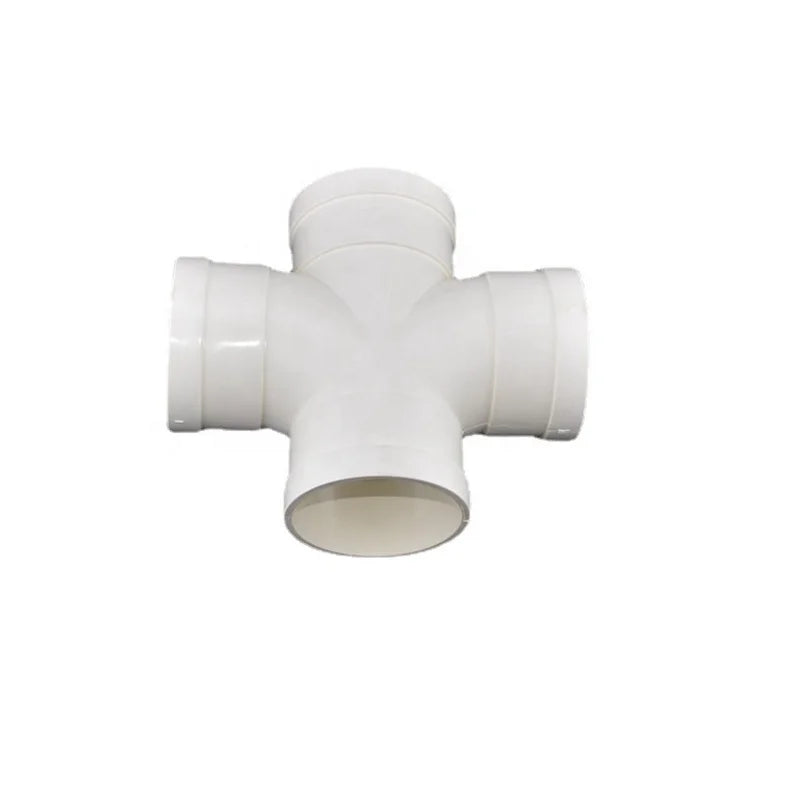 YIFENG PVC Equal Four Way Connectors DN40 PVC Fittings Equal Four Way Connectors Upvc Fittings