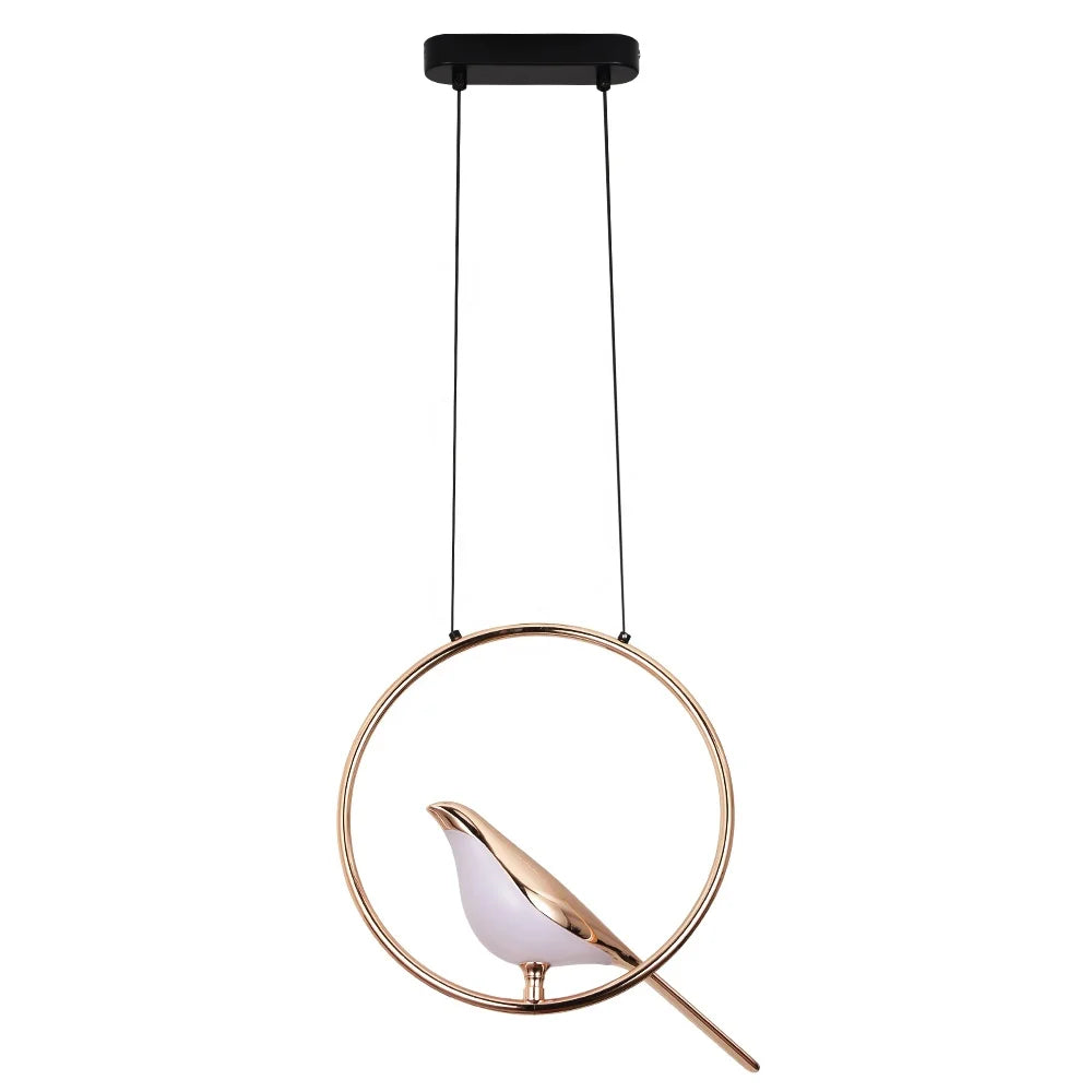 Modern Hanging Decoration Bird Pendant Light for Restaurant Hotel Shopping Mall