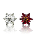 Custom Handmade Flatback Crystal Rhinestone Buttons Plated Technique for Clothes