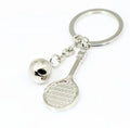 Wholesale Metal Crafts High Quality Tennis Keychain
