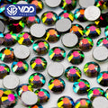 VDD 174 Metal Fancy Green SS4-SS30 Glass Rhinestones Crystal Flatback Strass Glitter Stones for DIY Nail Art Crafts Decorations
