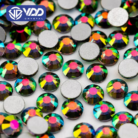 VDD 174 Metal Fancy Green SS4-SS30 Glass Rhinestones Crystal Flatback Strass Glitter Stones for DIY Nail Art Crafts Decorations