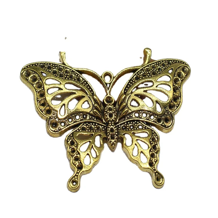 Ancient Bronze Name Wind butterfly Pendant Diy Alloy Jewelry Accessories Factory Direct