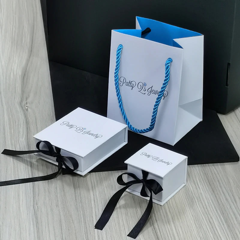 Mini Eco Recycled 'Jewerly' Packing Custom Logo Printed Luxury Jewellery Packaging Small Jewelry Paper Bag for Gift