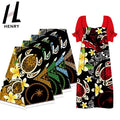 Hawaiian Design Samoan Polynesian Tribal Samoan Tapa 100% Polyester Custom Print Fabric for Dress&Skirt