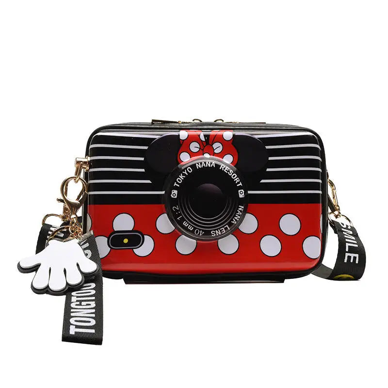 Di New Arrivals Small Square Bag Female  Cute Mickey Crossbody Bag Cartoon Small Bag for Girls