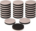 Reusable Heavy Duty Furniture Moving Pads 2 Inch Round Felt Furniture Slider for Hardwood Floors