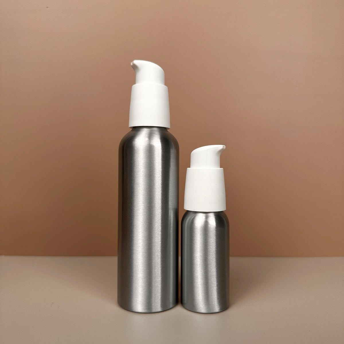 50ml 80ml 100ml 150ml 200ml 500ml Empty Aluminum Cosmetic Mist Lotion Bottle Metal Packaging Silver Alum Bottle With Screw Lid
