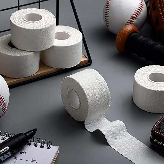 3.8cm*10m Cotton Rigid Sports Tape Strong Adhesive Straps Zinc Oxide Athletic No Residue Durable Wrist Wraps Fitness Hand Guard