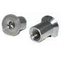 Custom Made Stainless Steel Zinc Plated Passivated Hex Socket Torx Countersunk Allen Flat Head Nut for Healthcare Applications