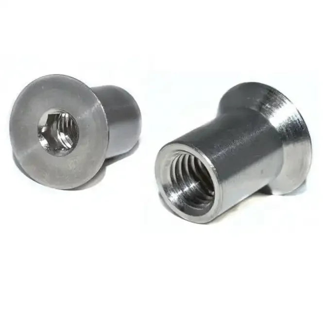 Custom Made Stainless Steel Zinc Plated Passivated Hex Socket Torx Countersunk Allen Flat Head Nut for Healthcare Applications