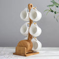 Hanging Cold Water Ceramic Water Cup Mug Creative Reception Coffee Cup with coaster Cup Coffee Cold Water Kettle