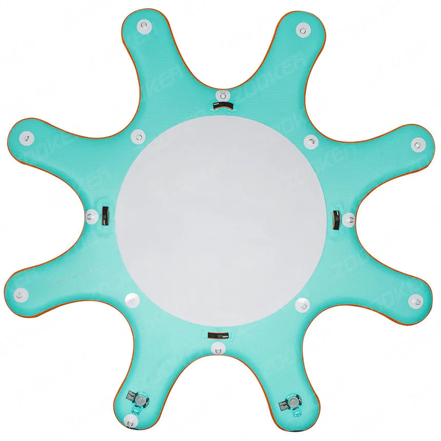 Dia 3m Round custom inflatable stand up paddle board sup yoga dock