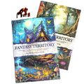 30pcs/pack Vintage Material Paper Fantasy Territory Series Handbook Decorative Collage Bottoming Sticker Notepad Message 5 Model