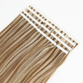 22 Inch Black Tape in Hair Extensions 100% Human Hair Remy Virgin Russian Long Straight Invisible Tape Hair Extension Tape in