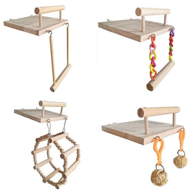Bird Toy Hamster Toy Pet Springboard Combination Toy Parrot Ladder Swing