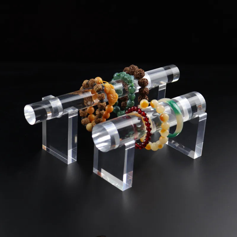 Clear Acrylic Bangle Display Stands Bracelet Rack Jewelry Display Stand Watch Display Holder