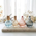Ready to Ship 10ml Round Glass Crystal Roller Bottle Bulb-Shaped with Gemstone Roller for Perfume Oils