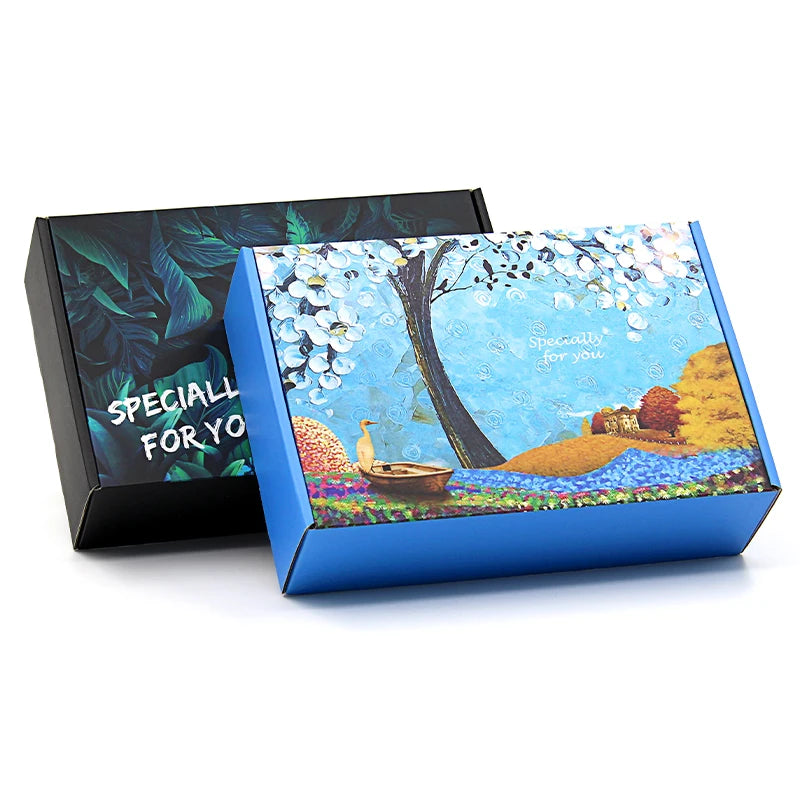 Manufacture Custom Logo Printed Durable Apparel Packaging Boxes Customized Shipping Box Mailers Printing