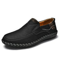 Genuine Leather Shoes Handmade Sewing  Comfortable Casual Large Size Walking Shoes Driving Shoes Loafer for Men