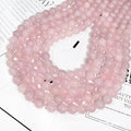 Wholesale 4mm 6mm 8mm Natural Madagascar Rose Quartz Loose Gemstone Beads for Jewelry Making for Decorative Accessories MegaBDM