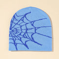 Spider Web Acrylic Knit Manufacturers Skully Unisex Winter Hat Beanies With Custom logo