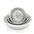 Stainless Steel Drain Basket Fruit and Vegetable Basket Household Kitchen Washing Rice Basin Double Ear Tight Hole Leaky Basin