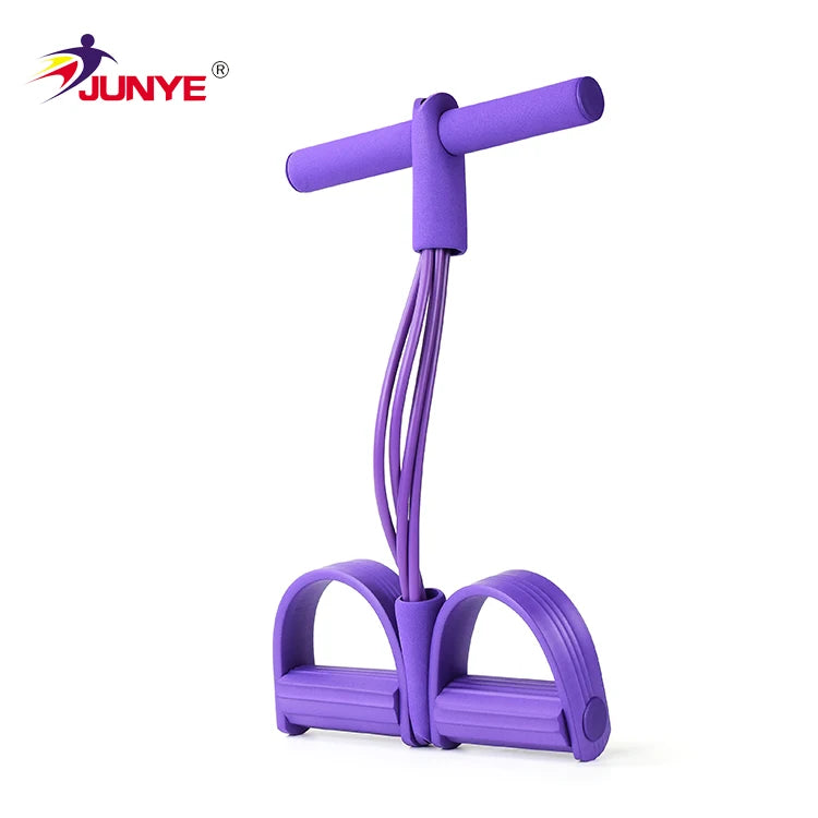 Fitness Tension Rope TPE Material Muscle Training Resistance Band Elastic Pull Strap for Sit-Up Yoga Exercise Foot Pedal Strips
