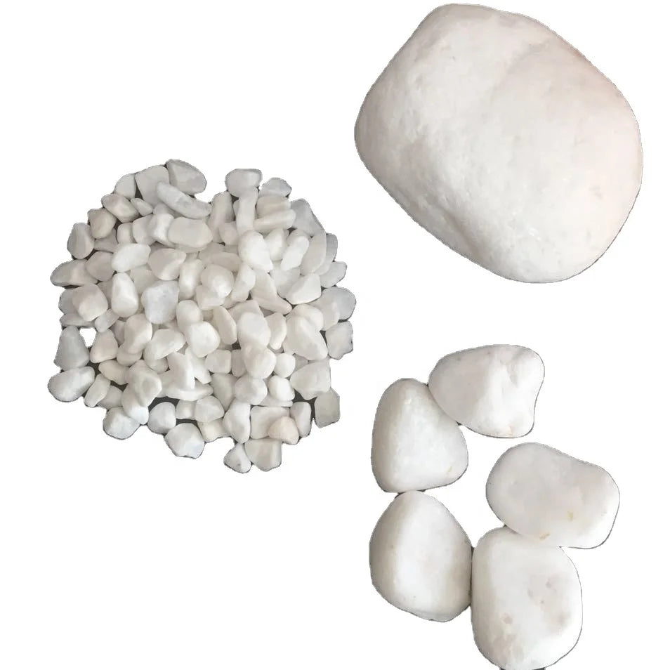 Landscaping White Pebble Snow White Pebble Stone